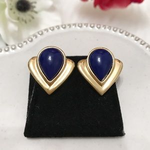 • Vintage • Cobalt Earrings